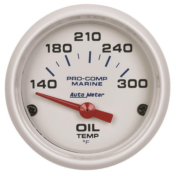 2-1/16 in. OIL TEMPERATURE 140-340 Fahrenheit MARINE WHITE