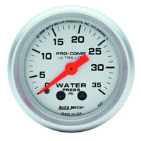 2-1/16 in. WATER PRESSURE 0-35 PSI ULTRA-LITE