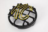 6" Stone Guard / Grill - Black / Yellow KC Logo