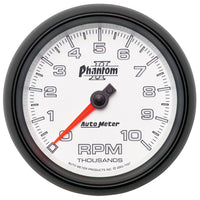 3-3/8 in. IN-DASH TACHOMETER 0-10000 RPM PHANTOM II