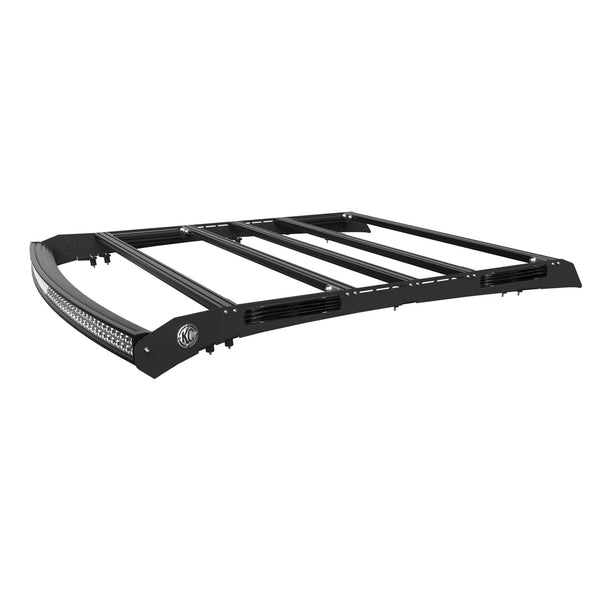 M-RACK KIT - 50" C-Series LED CR50 - 300W Curved Light Bar System - Side Blackout Plates - for GMC Chevy 1500 / 2500 / 3500 Crew Cab