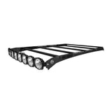 M-RACK KIT - 50" Pro6 Light Bar Roof Rack - Side Blackout Plates - for GMC Chevy 1500 / 2500 / 3500 Crew Cab