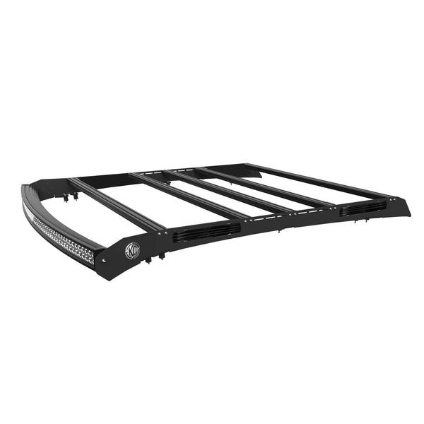M-RACK KIT - 50" C-Series LED CR50 - 300W Curved Light Bar System - Side Blackout Plates - for 05-19 Toyota Tacoma Double Cab